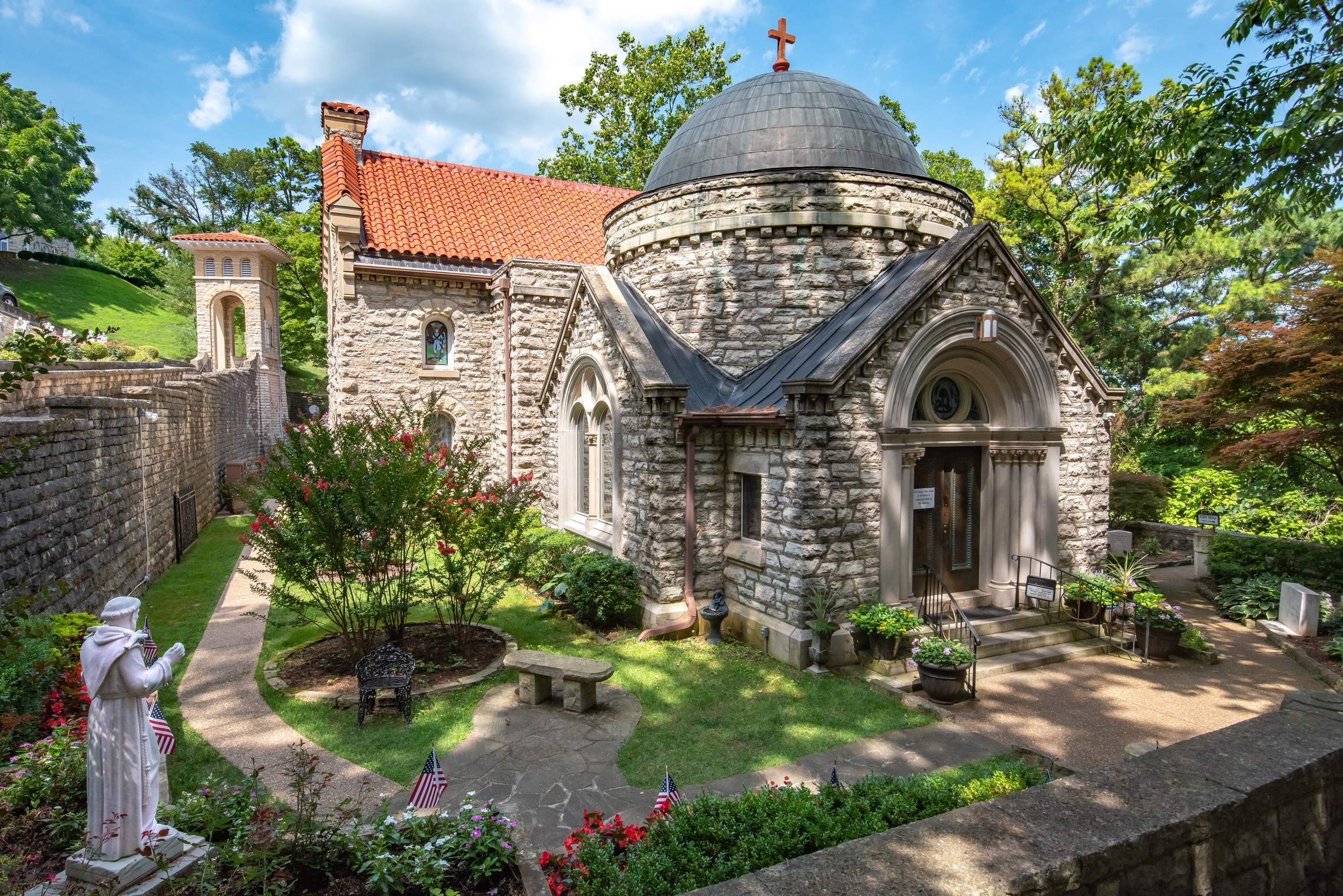 Outside Church