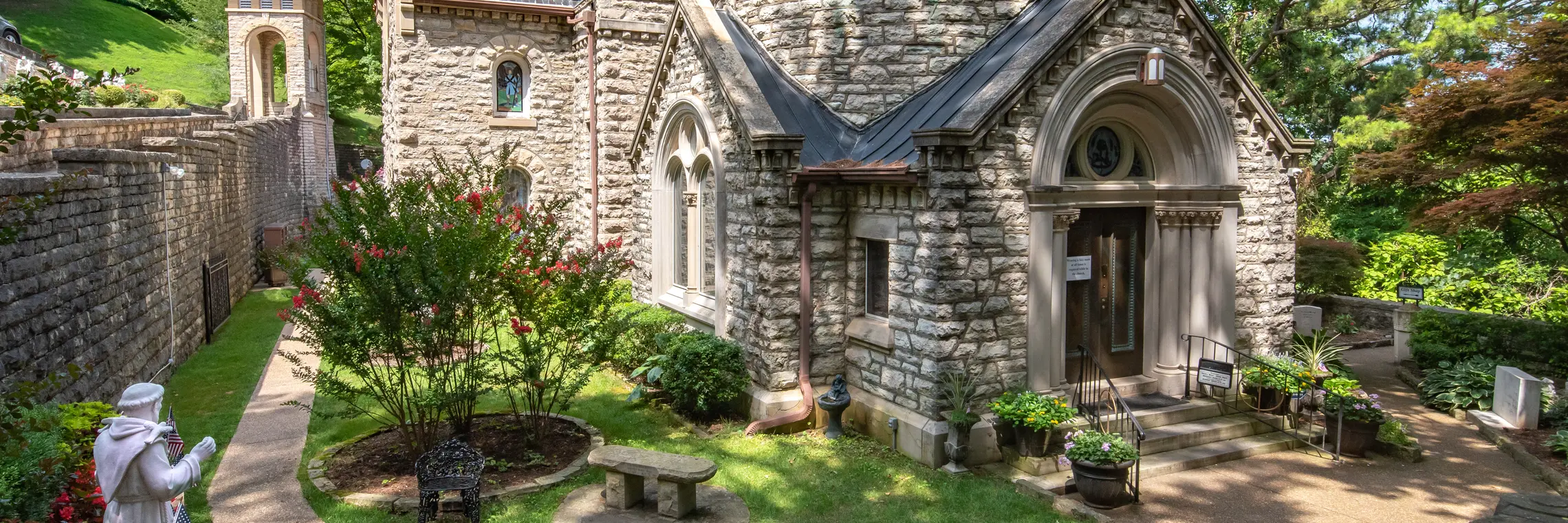 Outside Church